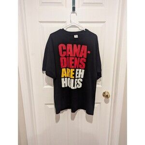 Keya Size XL 100% Cotton Canadiens Are Eh Holes T-Shirt
